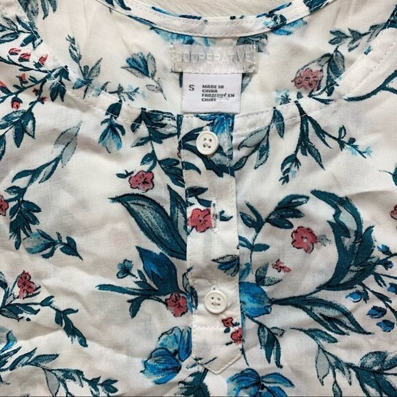 Urban Outfitters Cooperative Tank Top Floral Crop Sleeveless boho chic western - Picture 4 of 8